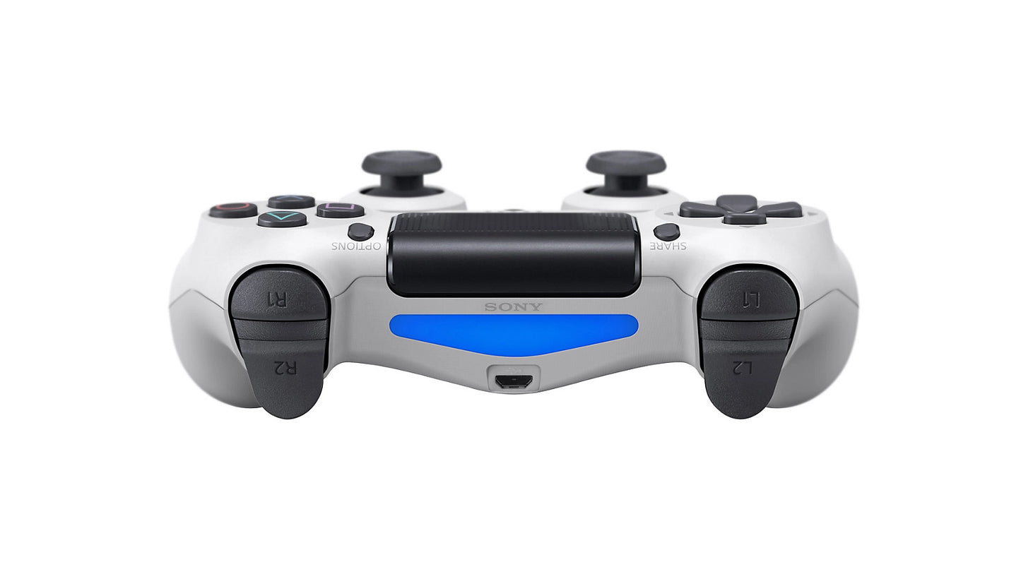 Sony DUALSHOCK 4 Wireless Controller for PlayStation 4 - Glacier White