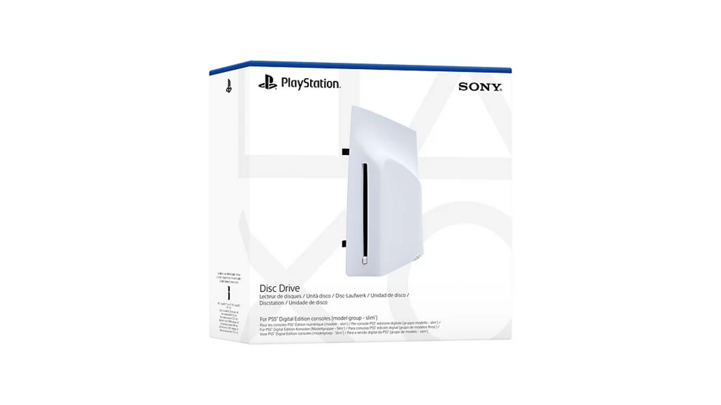 Disc Drive for PS5® Digital Edition Consoles – High-Quality External Attachment
